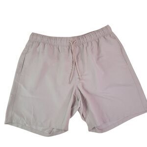 ASOS Design Men's‎ Beige Vintage Mid Length Swim Shorts AP2 Large NWT